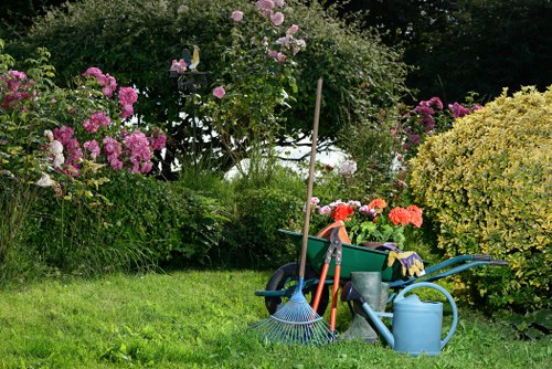 Efficient garden debris removal in a Knightsbridge garden